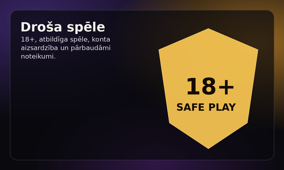 Atbildīga spēle Vox Casino